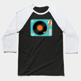 Record player turntable design with record Baseball T-Shirt